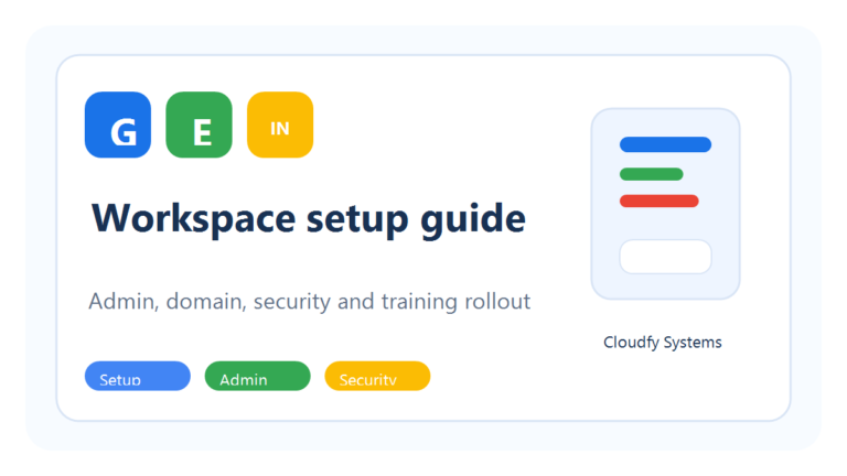 Google Workspace for Education setup guide India visual
